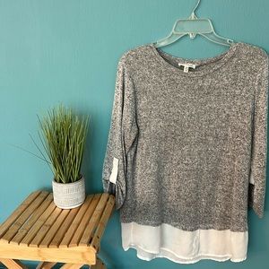 Faith and joy by monteau ~medium size ~Grey and white~light and flowy.